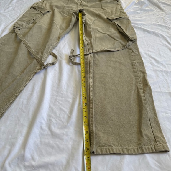 Zara Men's Khaki Cargo Pants size 32 - Picture 4 of 6